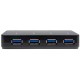 StarTech.com Hub USB 3.0 a 4 Porte con Porta di Ricarica Dedicata - 1 Porta x 2,4 Amp
