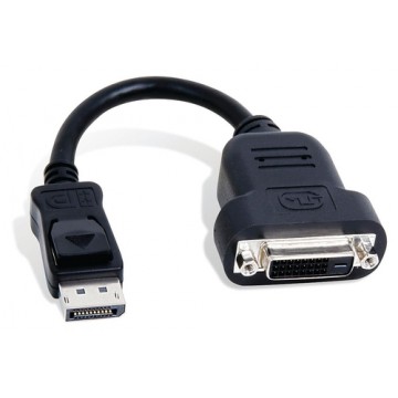 Matrox CAB-DP-DVIF DisplayPort DVI-D Nero cavo di interfaccia e adattatore