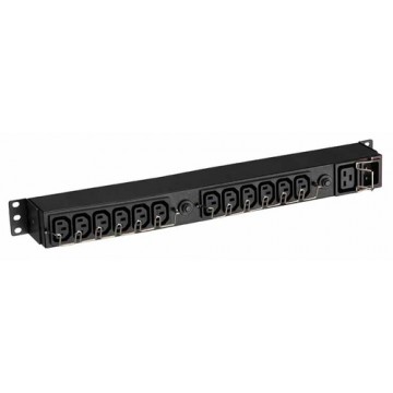 Eaton EFLX12I unità di distribuzione dell'energia (PDU) 1U Nero 13 presa(e) AC