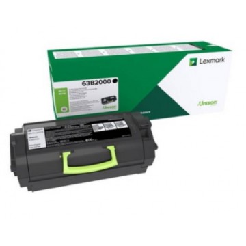 Lexmark 63B2000 Toner laser 11000pagine Nero cartuccia toner