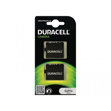 Duracell DRGOPROH4-X2 Batteria per fotocamera/videocamera Ioni di Litio 1160 mAh Duracell DRGOPROH4-X2 Batteria per fotocamera/videocamera Ioni di Litio 1160 mAh