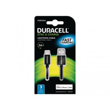 Duracell USB5022A Caricabatterie per dispositivi mobili Nero