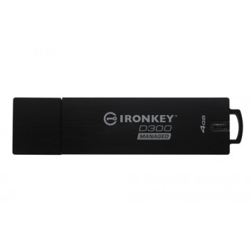 Kingston Technology IronKey D300 unità flash USB 4 GB USB tipo A 3.2 Gen 1 (3.1 Gen 1) Nero