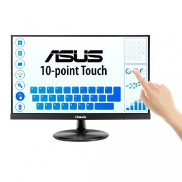 ASUS VT229H monitor piatto per PC 54,6 cm (21.5") 1920 x 1080 Pixel Full HD Lucida Nero