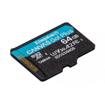 Kingston Technology Canvas Go! Plus memoria flash 64 GB MicroSD Classe 10 UHS-I