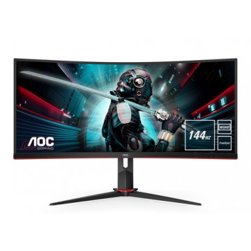 AOC Gaming CU34G2X/BK monitor piatto per PC 86,4 cm (34") 3440 x 1440 Pixel WQHD LED Nero