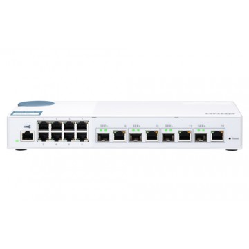 QNAP QSW-M408-4C switch di rete Gestito L2 Gigabit Ethernet (10/100/1000) Bianco