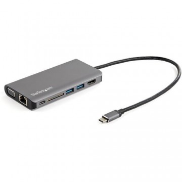 StarTech.com DKT30CHVAUSP replicatore di porte e docking station per notebook Cablato USB 3.2 Gen 1 (3.1 Gen 1) Type-C Nero, Gri