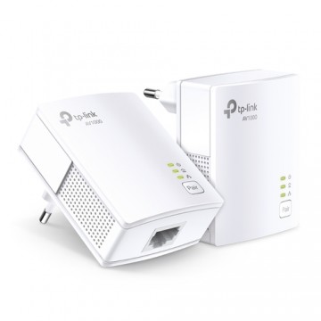 TP-LINK AV1000 1000 Mbit/s Collegamento ethernet LAN Bianco 2 pezzo(i)