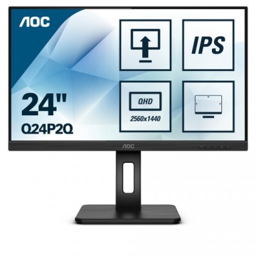 AOC Q24P2Q LED display 60,5 cm (23.8") 2560 x 1440 Pixel Quad HD Nero