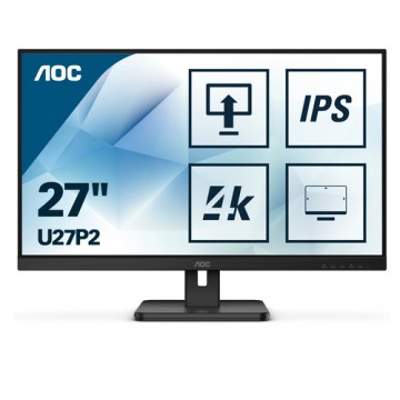 AOC U27P2 LED display 68,6 cm (27") 3840 x 2160 Pixel 4K Ultra HD Nero