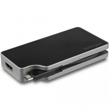 StarTech.com Adattatore Multiporta Video USB-C - 4 in 1 - Power Delivery 85W - Grigio Siderale