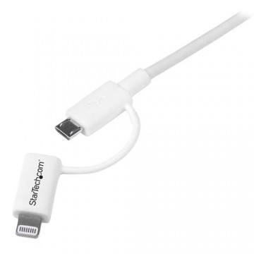StarTech.com Cavo 2 in 1 USB a Lightning 8 pin o Micro USB - cavo di ricarica o sincronizzazione da 1m
