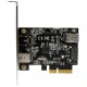 StarTech.com Scheda USB 3.1 a 2-porte (10Gbps) - USB-A, 1x esterna, 1x interna - PCIe