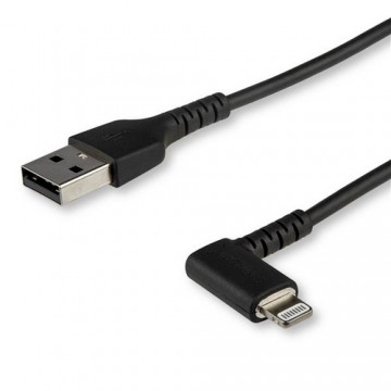 StarTech.com Cavo USB angolare a Lightning - Conforme Apple Mfi da 1m - Nero