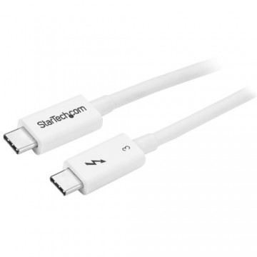StarTech.com Cavo Thunderbolt 3 - 20Gbps - 50cm - Bianco - Compatabile con Thunderbolt, USB e DisplayPort