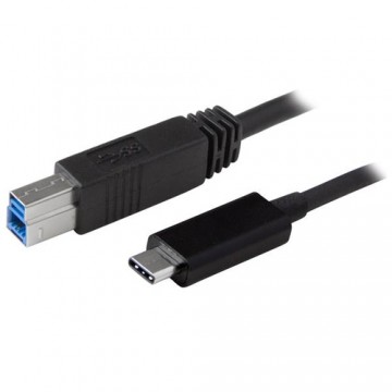 StarTech.com USB31CB1M cavo USB 1 m 3.2 Gen 2 (3.1 Gen 2) USB C USB B Nero