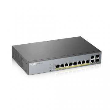 Zyxel GS1350-12HP-EU0101F switch di rete Gestito L2 Gigabit Ethernet (10/100/1000) Grigio Supporto Power over Ethernet (PoE)
