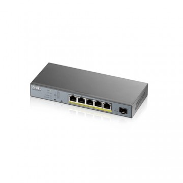 Zyxel GS1350-6HP-EU0101F switch di rete Gestito L2 Gigabit Ethernet (10/100/1000) Grigio Supporto Power over Ethernet (PoE)