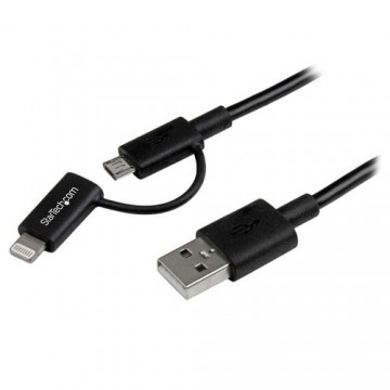StarTech.com Cavo 2 in 1 USB a Lightning 8 pin o Micro USB - cavo di ricarica o sincronizzazione da 1m