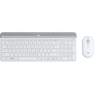 Logitech MK470 Slim tastiera RF Wireless Italiano Bianco