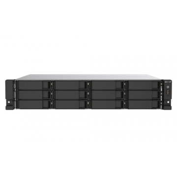 QNAP TS-1273AU-RP-8G server NAS e di archiviazione V1500B Collegamento ethernet LAN Armadio (2U) Nero, Grigio