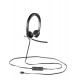 Logitech H650E Cuffia Padiglione auricolare Nero, Argento