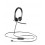 Logitech H650E Cuffia Padiglione auricolare Nero, Argento