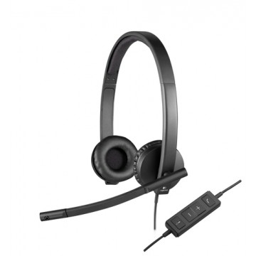 Logitech H570e Cuffia Padiglione auricolare Nero