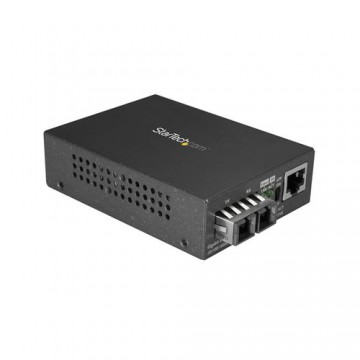 StarTech.com MCMGBSCSM10 convertitore multimediale di rete 1000 Mbit/s 1310 nm Modalità singola Nero