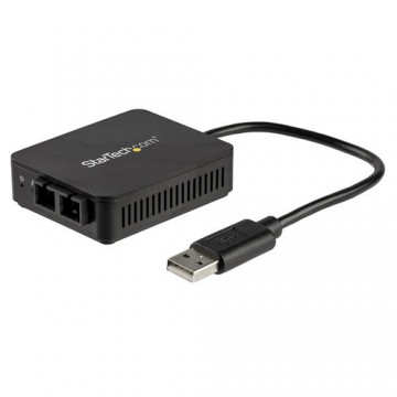 StarTech.com Adattatore di rete USB 2.0 a Fibre ottiche - Convertitore SFP con slot aperto - 2km