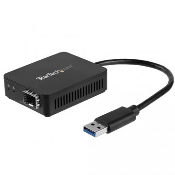 StarTech.com Adattatore di rete USB 3.0 a Fibre ottiche - Convertitore SFP con slot aperto