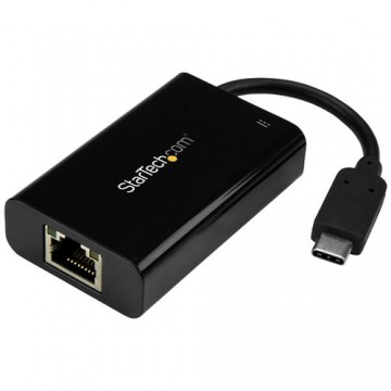 StarTech.com Adattatore USB-C da rete Gigabit Ethernet Gbe con ricarica Power Delivery - Scheda di rete USB Tipo-C