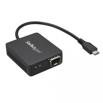 StarTech.com Adattatore di rete USB-C a Fibre ottiche - Convertitore SFP con slot aperto
