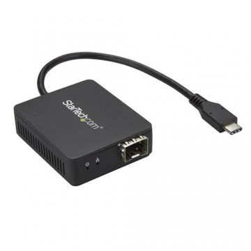 StarTech.com Adattatore di rete USB-C a Fibre ottiche - Convertitore SFP con slot aperto