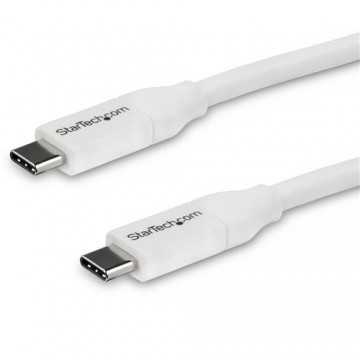 StarTech.com Cavo USB-C a USB-C 5A PD - M/M - Bianco - 4m - USB 2.0 - Conforme USB-IF