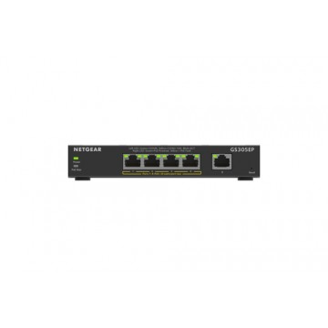 Netgear GS305EP Gestito L2/L3 Gigabit Ethernet (10/100/1000) Nero Supporto Power over Ethernet (PoE)