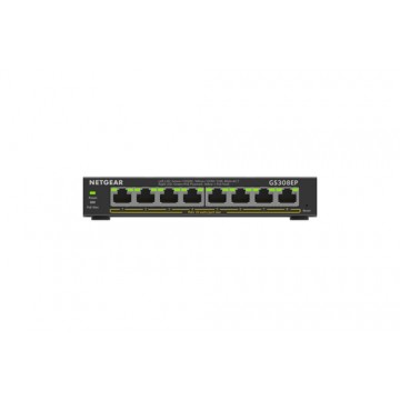 Netgear GS308EP Gestito L2/L3 Gigabit Ethernet (10/100/1000) Nero Supporto Power over Ethernet (PoE)