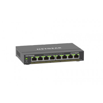 Netgear GS308EPP Gestito L2/L3 Gigabit Ethernet (10/100/1000) Nero Supporto Power over Ethernet (PoE)