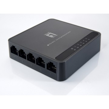 LevelOne FEU-0512 switch di rete Fast Ethernet (10/100) Nero