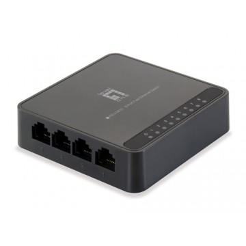 LevelOne FEU-0812 switch di rete Fast Ethernet (10/100) Nero