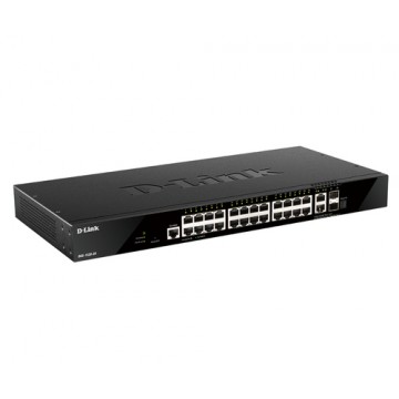 D-Link DGS-1520-28 switch di rete Gestito L3 10G Ethernet (100/1000/10000) Nero 1U