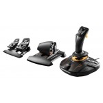 Joystick simulatore volo T.16000M FCS Flight Pack T-16000 Black e Orange 2960782