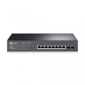 TP-LINK TL-SG2210MP switch di rete Gigabit Ethernet (10/100/1000) Nero Supporto Power over Ethernet (PoE)