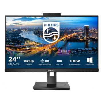 Philips B Line 243B1JH/00 monitor piatto per PC 60,5 cm (23.8") 1920 x 1080 Pixel Full HD LCD Nero