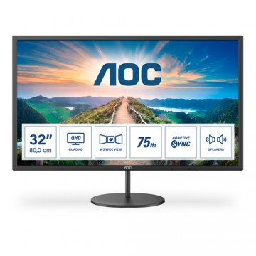 AOC V4 Q32V4 monitor piatto per PC 80 cm (31.5") 2560 x 1440 Pixel 2K Ultra HD LED Nero
