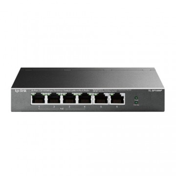TP-LINK TL-SF1006P switch di rete Fast Ethernet (10/100) Supporto Power over Ethernet (PoE) Nero