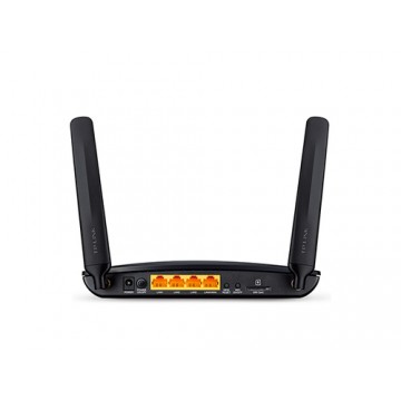 TP-LINK TL-MR6400 router wireless Banda singola (2.4 GHz) Fast Ethernet 3G 4G Nero