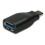 i-tec U31TYPEC adattatore per inversione del genere dei cavi USB 3.1 Type-C USB 3.0 Type-A Nero