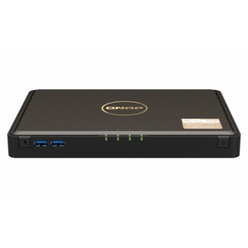 QNAP TBS-464 NAS Desktop Collegamento ethernet LAN Nero